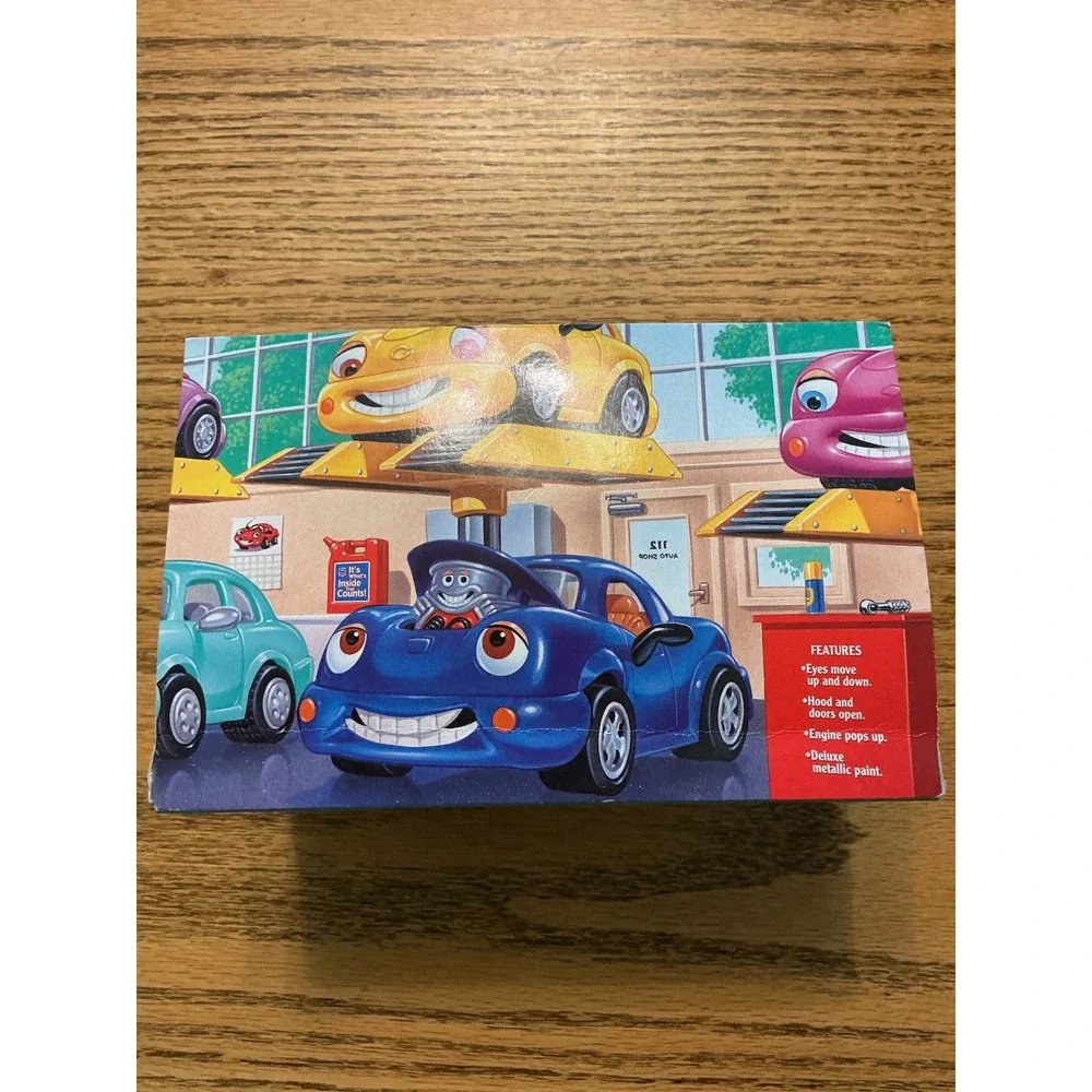 Chevron Cars Pax Power Purple Metallic Toy Car 2001 New in Box Gas Can Accessory